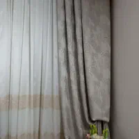 یک عدد والان پرده سبز مغز پسته ای زری