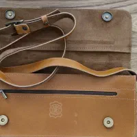 کیف چرم عسلی|کیف، کفش، کمربند|خرمآباد, |دیوار