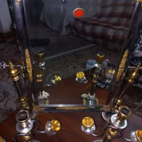 آینه و شمعدان