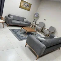 مبل8نفره مینمال تخت با جلو مبلی عسلی ارسال رایگان