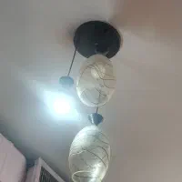 لوستر سقفی سه شاخه