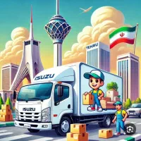 باربری آذران بار خاور نیسان کارگر حمل اثاث منزل