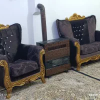 مبل 7 نفره همراه با میز و عسلی|مبلمان خانگی و میز عسلی|سنندج, |دیوار