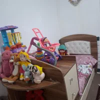 تخت کودک|تخت و صندلی بچه|شوش, |دیوار