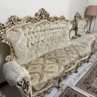 مبلمان ۹نفره با میزو‌آینه ومیزتلویزیون|مبلمان خانگی و میز عسلی|تهران, باشگاه نفت|دیوار