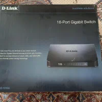 سوئیچ ۱۶ پورت دی لینک با پورت گیگابیتی