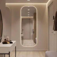 آینه دکوراتیو و آینه بک لایت آینه دفرمه|آینه|اصفهان, رهنان|دیوار