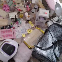 لوازم کامل کاشت ناخن تمیز و کم‌کارکرد