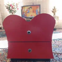 کمد و تخت خواب قرمز دخترانه|تخت و سرویس خواب|میاندوآب, |دیوار