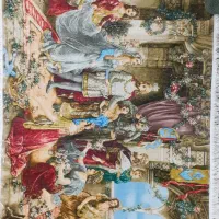 فرش دستبافت طرح عروسی سزار|فرش|اسلام‌‌آباد غرب, |دیوار