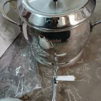 کتری و قوری استیل عروس نو استفاده نشده|قوری، کتری، قهوه‌ساز دستی|قم, آذر (نکویی)|دیوار