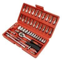 ست پیچ گوشتی و سری بکس 46 عددی