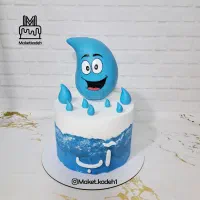 ماکت کیک جشن آب