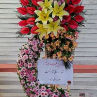 تاج گل مراسم ترحیم و تبریک راز گل|گل مصنوعی|مشهد, آزادشهر|دیوار