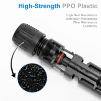 کانکتور خورشیدی MC4 ولتاژ کاری 1000V DC