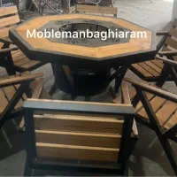 صندلی چوبی واتشدان|صندلی و نیمکت|محمدشهر, محمدشهر|دیوار