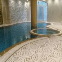 ساخت استخر ویلا مدرن جکوزی بنایی پیمانکار