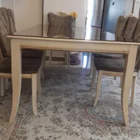 ست مبل ۸ نفره نیمه استیل بهمراه میز تخت و..|مبلمان خانگی و میز عسلی|ری, بیبی شهر بانو|دیوار