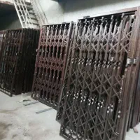 سازه اهنی درب آکاردئونی، درب ضدسرقت حفاظ پنجره،