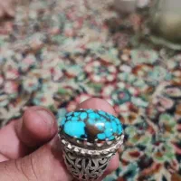 انگشتر فیروزه نیشابوری عنکبوتی