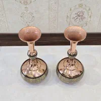 شکلات‌خوری و گلدان مس و خاتم - فروش به علت مهاجرت|صنایع دستی و سایر لوازم تزئینی|اصفهان, جلالیه|دیوار