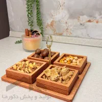 اردو خوری چهارخونه دوبل دسته فلزی|ظروف سرو و پذیرایی|تهران, شهرک صدرا|دیوار