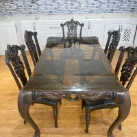 میز غذاخوری شش نفره باچهارعدد صندلی