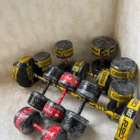 دمبل بتنی ( وسایل ورزشی ) هالتر و صفحه هالتر|تجهیزات ورزشی|کاشان, راوند|دیوار