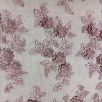 پارچه مجلسی  گل برجسته شیک