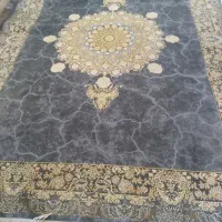 یک تخته فرش ۹ متری طرح سنگ زغالی
