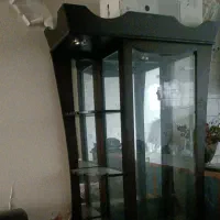 دکور چوبی و آینه میز آرایش فرفوژه