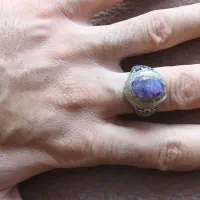 یاقوت نقره یاقوت  کبود اصل|جواهرات|شیراز, گلکوب|دیوار