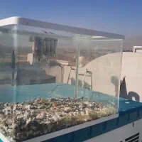 آکواریوم شیشه خم|ماهی|گلپایگان, |دیوار