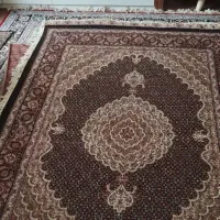 قالیچه دستبافت سرمه ای طرح اعلا