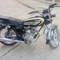 متور ۱۲۵ مدل ۸۹ مزایده  شانسی سنگ خورده