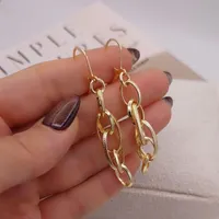 گوشواره‌ی حلقه‌ای طرح طلا