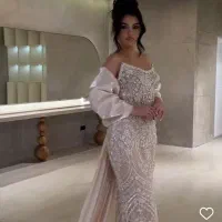 لباس مجلسی بلند تمام سنگ اتریشی (پنل)|لباس|بابل, |دیوار