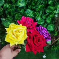 رز تک شاخه روز مادر|گل مصنوعی|قم, نیروگاه|دیوار