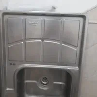 سینگ ظرفشویی (۱۲۰×۶۰) دوقلو در حد نو|مصالح و تجهیزات ساختمان|قم, باغ کرباسی|دیوار