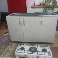 کابینت زیر سینک آشپزخانه نو وگاز تخت ۳شعله کارکرده|اجاق گاز و لوازم برقی پخت‌وپز|محمدشهر, کوی بهار|دیوار