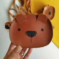 کیف چرم تدی کودکانه