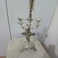 آینه کنسول با شمعدان برنزی|بوفه، ویترین، کنسول|تبریز, |دیوار