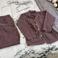 لباس خواب مردانه ۲ عدد تمام نخ دو رنگ