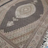 فرش دستی بافنده هستم جفت ۹متری زمینه سرمه ای