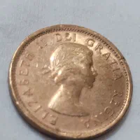 سکه یک سنت کانادا ۱۹۵۵