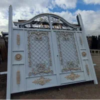 درب حیاطی باغی گل دار کلاسیک|عمده‌فروشی|کرج, بازار آهن|دیوار