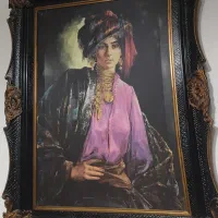 نقاشی چاپی با قاب کائوچو