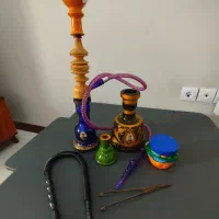 قلیان با لوازم اضافه + زغال سرخ کن برقی|کلکسیون و سرگرمی|پردیس, فاز ۸|دیوار