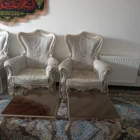 مبل ۷نفره نیمه استیل|مبلمان خانگی و میز عسلی|قم, عمار یاسر|دیوار