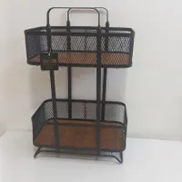 جاپیازی/استنددوطبقه نظم دهنده زیرسینک/ارایشگاه|آب‌چکان و نظم‌دهنده ظروف|تبریز, |دیوار